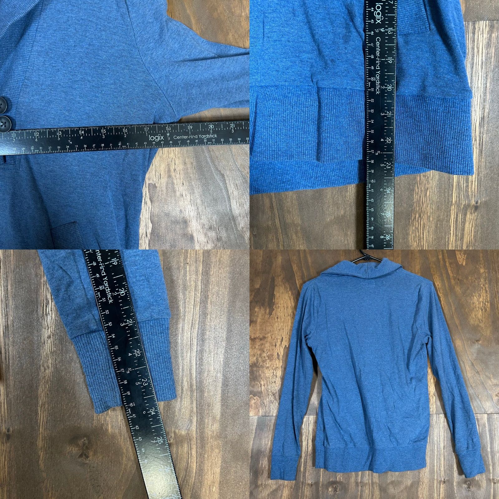 Banana Republic Banana Republic Womens Sweater Blue V Neck Pullover Henley Stretch Small Size S Size S / US 4 / IT 40 - 8 Thumbnail