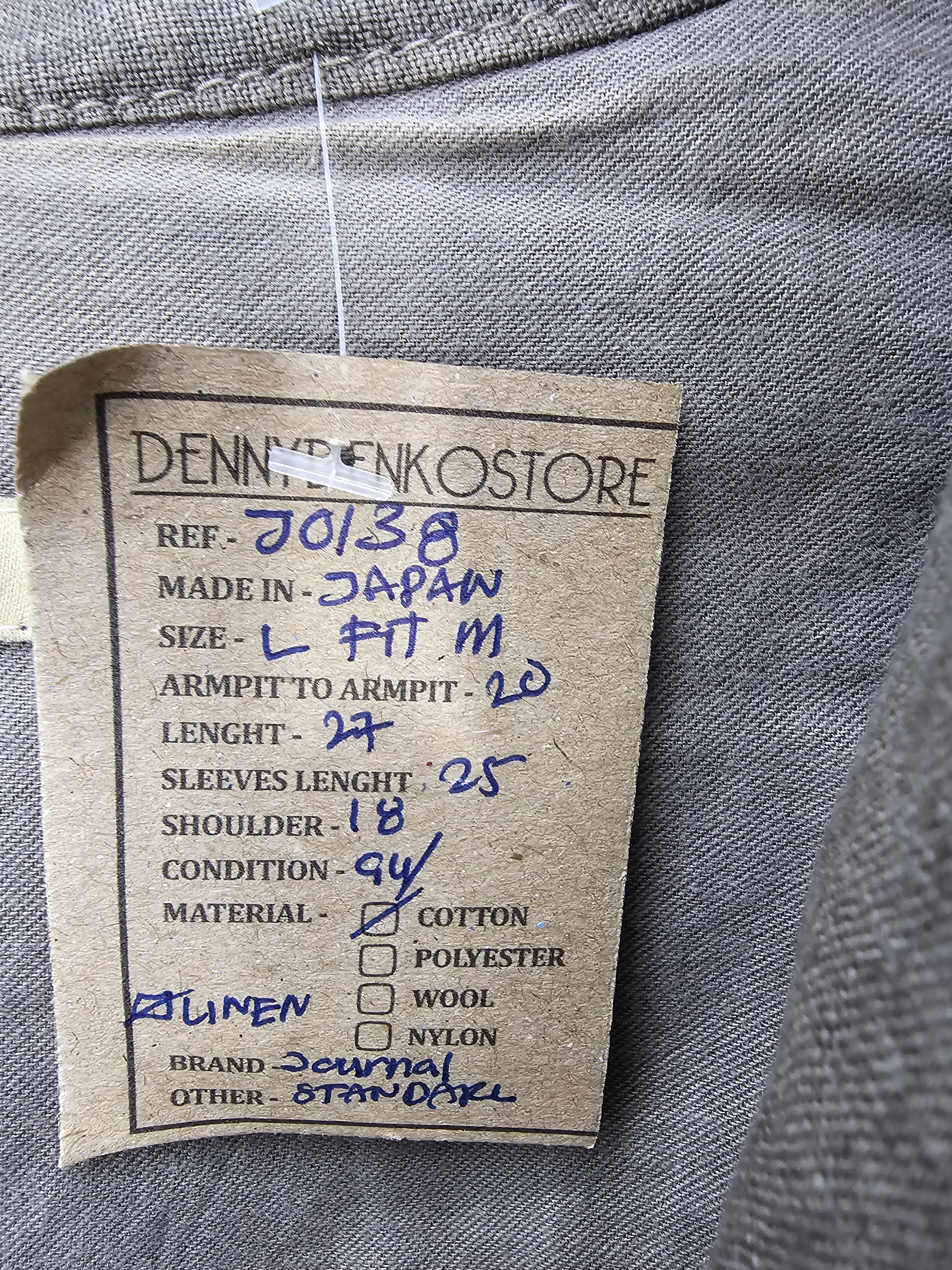 Journal Standard Vintage JOURNAL STANDARD Button Ups Linen Jacket J0138 Size US M / EU 48-50 / 2 - 15 Thumbnail