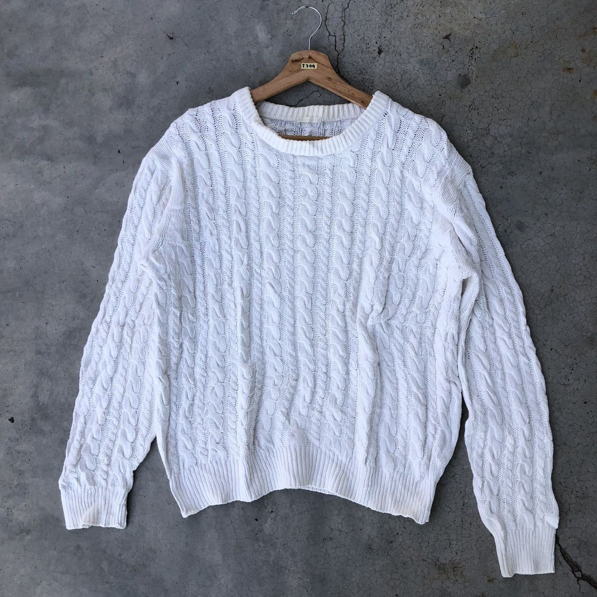 Aran Isles Knitwear × Japanese Brand 🔴Japanese GU Pureknit Pullover/Jumper Sweater Size US M / EU 48-50 / 2 - 1 Thumbnail