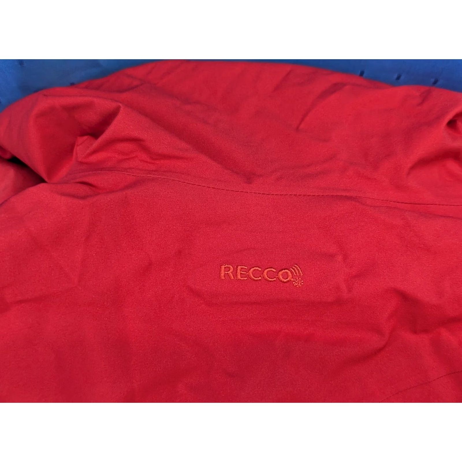 Ecco Bergans Jacket Womens ISOGAISA Dermizax RECCO Ski Outdoor Primaloft Hooded Long Red M Labled Size L / US 10 / IT 46 - 6 Thumbnail