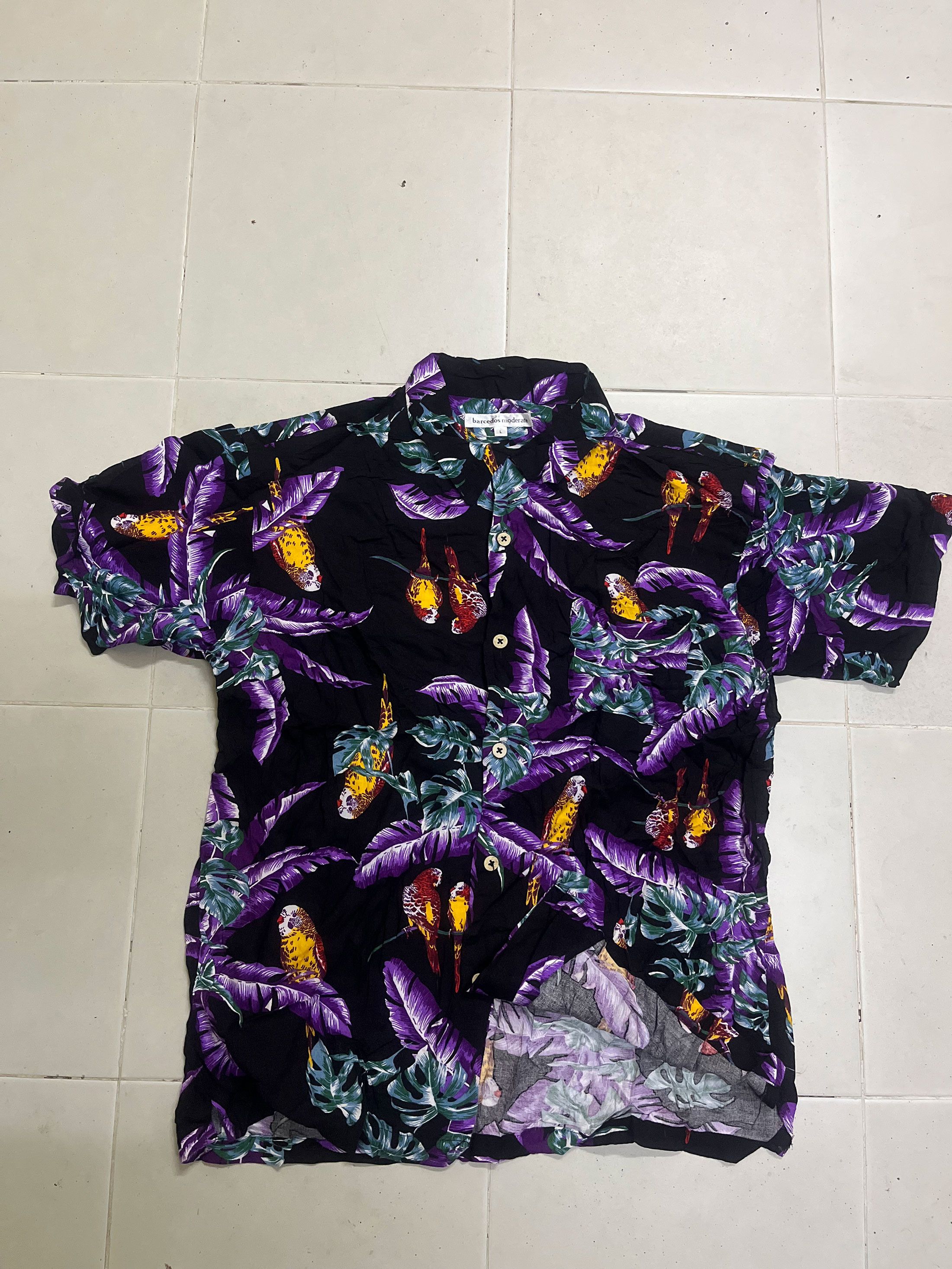 Arts & Science barcedos moderate Full Printed Hawaii Hawaiian Short Sleeve Size US L / EU 52-54 / 3 - 1 Thumbnail