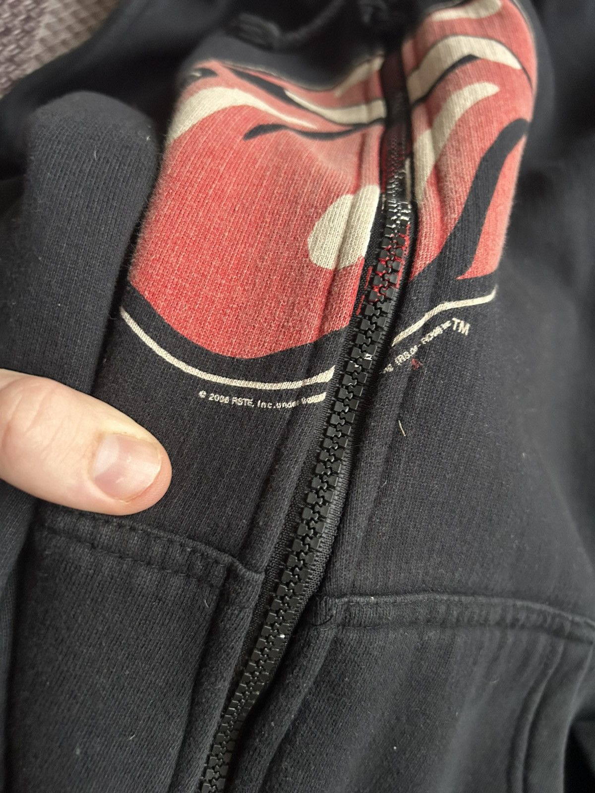 Band Tees Vintage Rolling Stones Zip Up Hoodie Streetwear Rock N Roll Size US XL / EU 56 / 4 - 9 Thumbnail