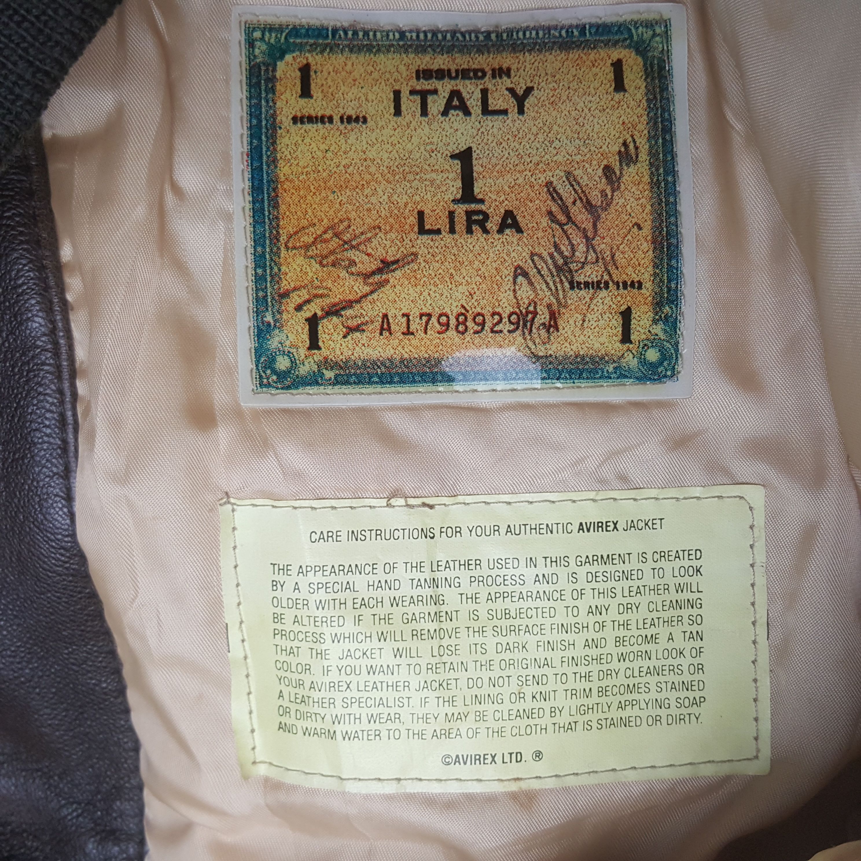 Avirex Vintage Avirex Italy Leather Jacket C311N3 Size US XL / EU 56 / 4 - 9 Thumbnail