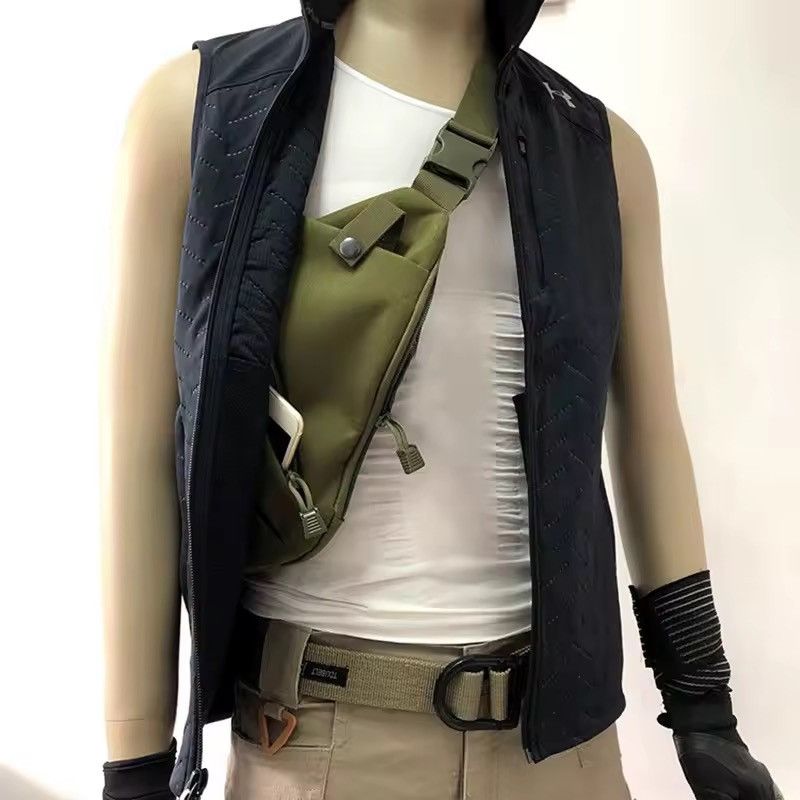 Japanese Brand Mitsuoka x Shia Shoulder Chest Y2K Gorpcore Crossbody Bag Size ONE SIZE - 2 Thumbnail