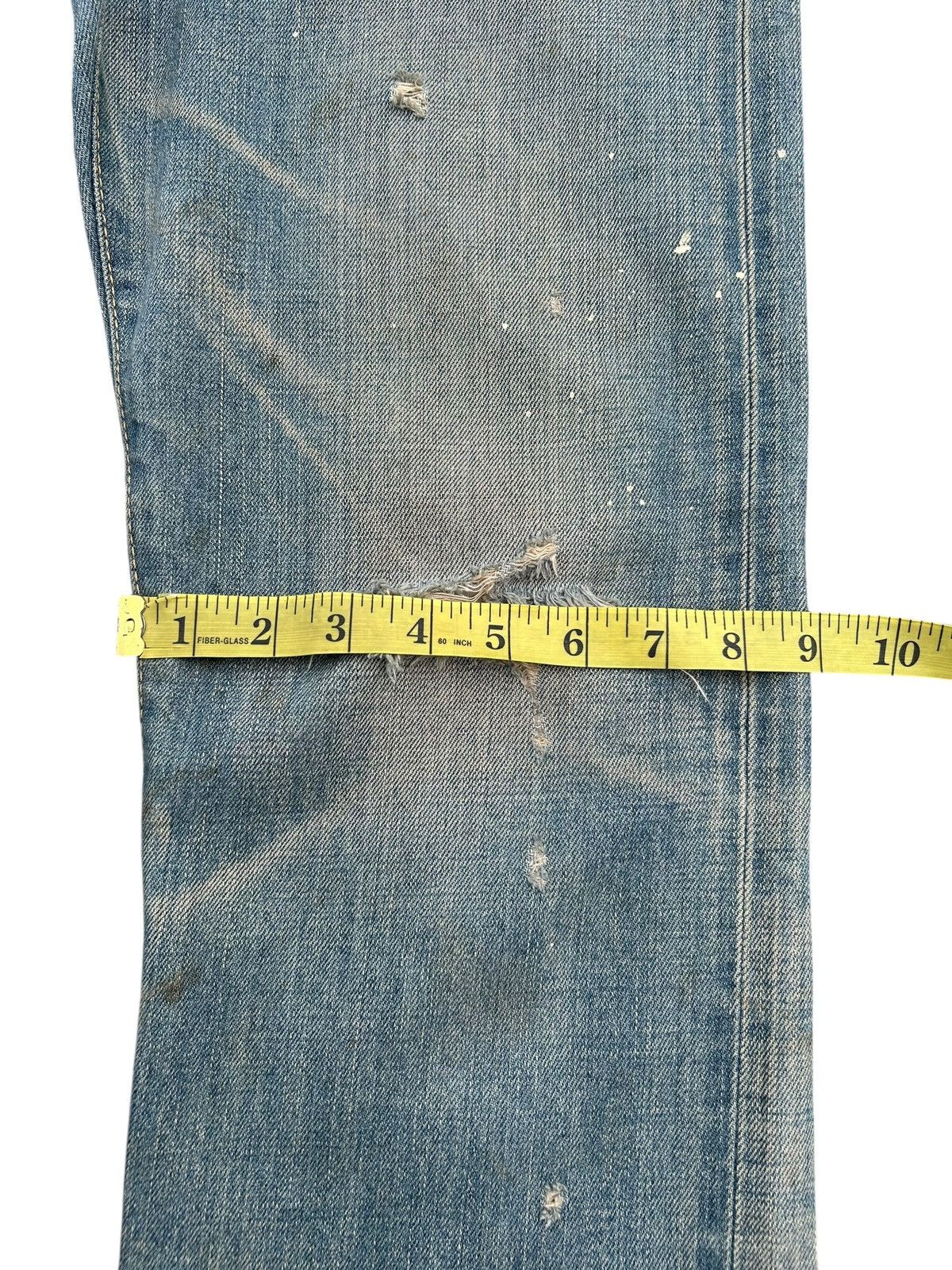 Kapital Vintage Edwin 505ZX Selvedge Buckle Back Distressed Denim Size US 32 / EU 48 - 20 Thumbnail