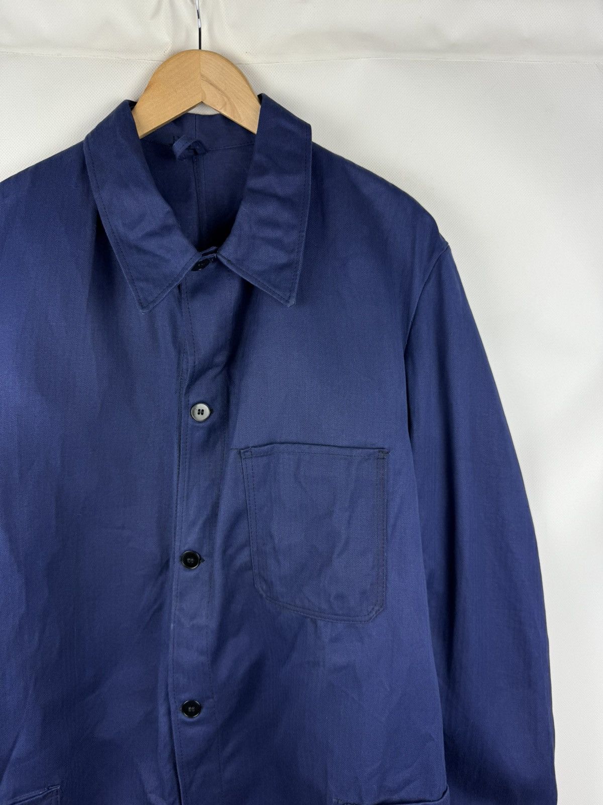 Le Laboureur Rewe Richard Weber VTG French Work Sanforize Twill Jacket Size US XXL / EU 58 / 5 - 5 Thumbnail