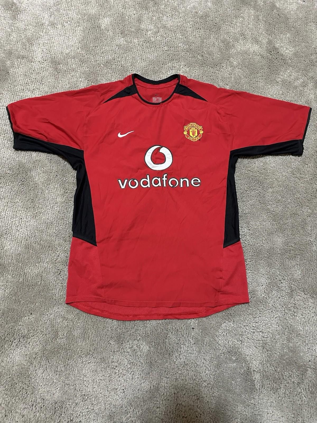 Nike Manchester United 2002/04 Home Football Shirt Soccer Jersey Size US S / EU 44-46 / 1 - 1 Thumbnail