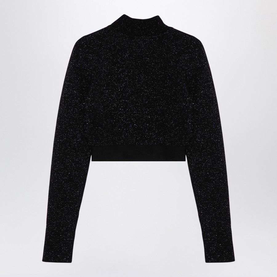 Palm Angels o1d2blof0924 Turtleneck Sweaters In Black Size S / US 4 / IT 40 - 2 Thumbnail