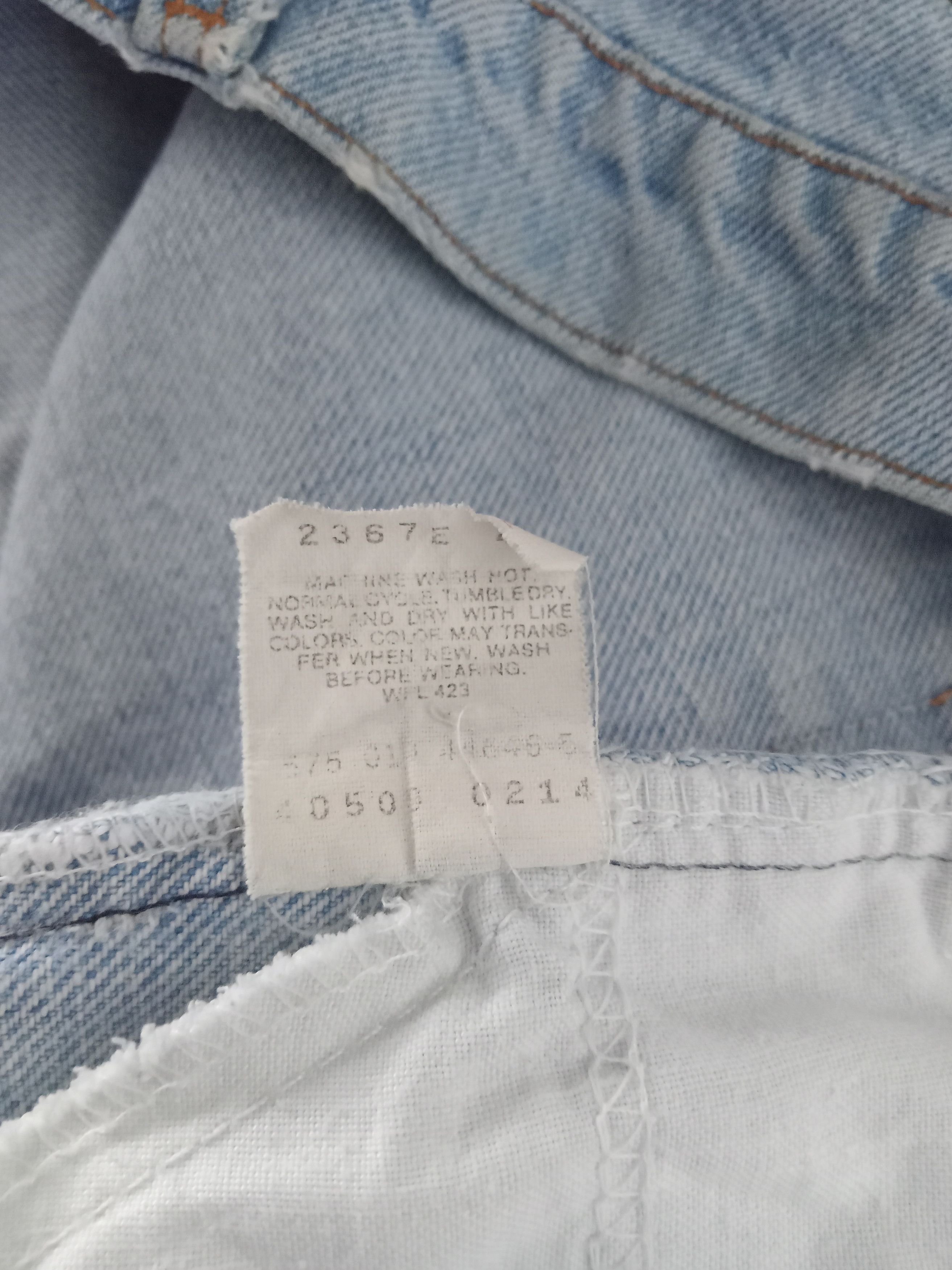 Levi's Vintage Clothing Vintage 90s Levis x Leslie Hamel Cut Off Jeans Size 33" - 10 Thumbnail