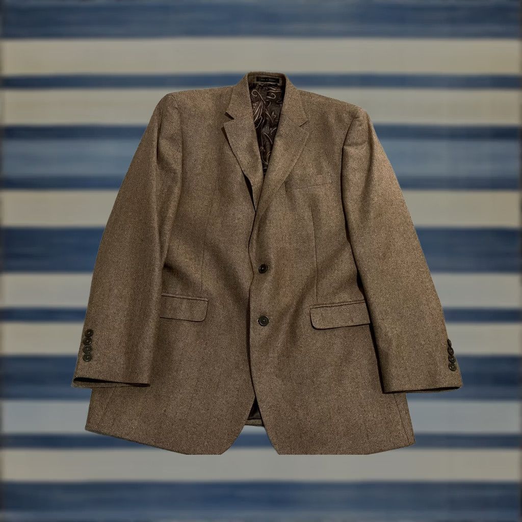 Ralph Lauren Ralph Lauren Blazer Mens 44 Brown Wool Sport Coat Jacket S L Size 44R - 1 Thumbnail