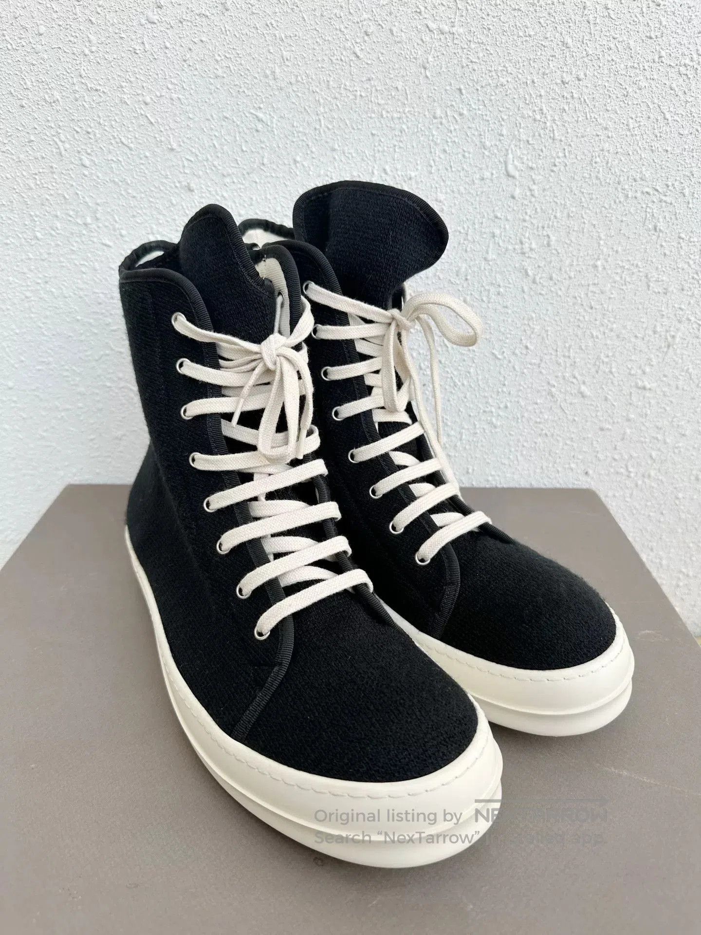 Rick Owens Drkshdw Rick Owens RO High-Top Black White. Size US 10 / EU 43 - 2 Thumbnail