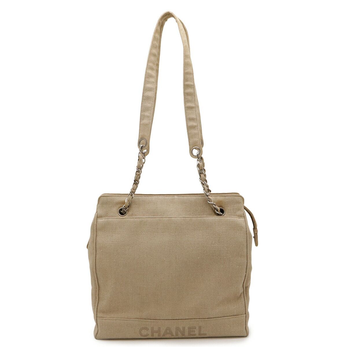 Chanel Chanel Chanel Linen Shoulder Bag Textile Shoulder Bag DUTY FREE for USA Size ONE SIZE - 1 Thumbnail