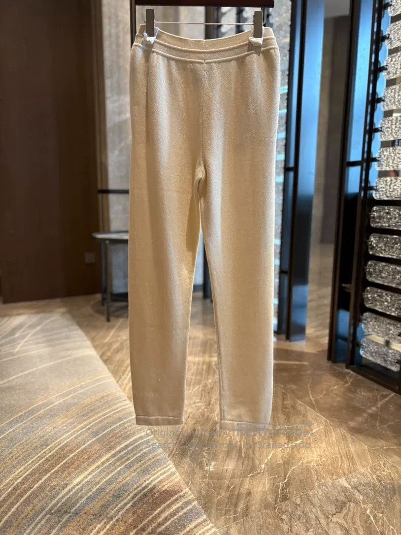 Loro Piana Loro Piana Glitter Cashmere Long Pants Size 27" / US 4 / IT 40 - 2 Thumbnail