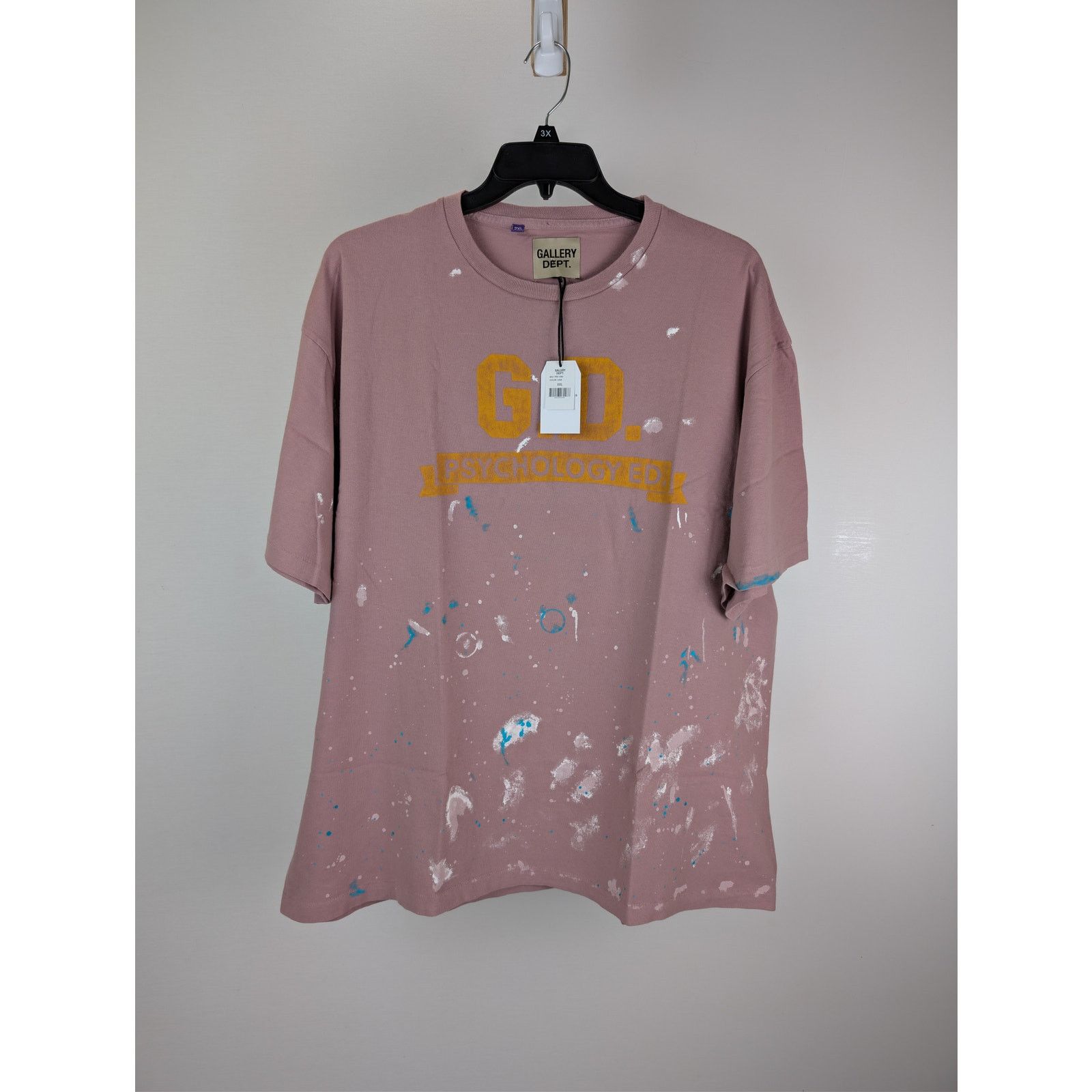 Gallery Dept. o1rshd1 Psychology Ed paint-splattered cotton-jersey T-shirt Size US XXL / EU 58 / 5 - 1 Thumbnail