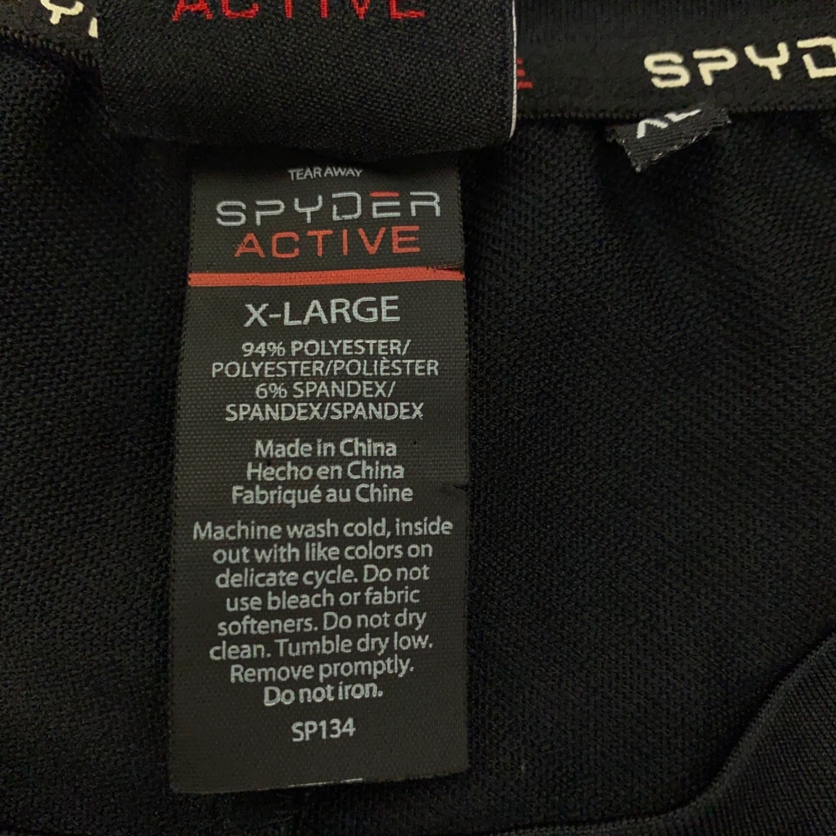 Spyder Spyder Shirt XL Workout Running Jogging Reflective Stretch Womens Size XL / US 12-14 / IT 48-50 - 6 Thumbnail