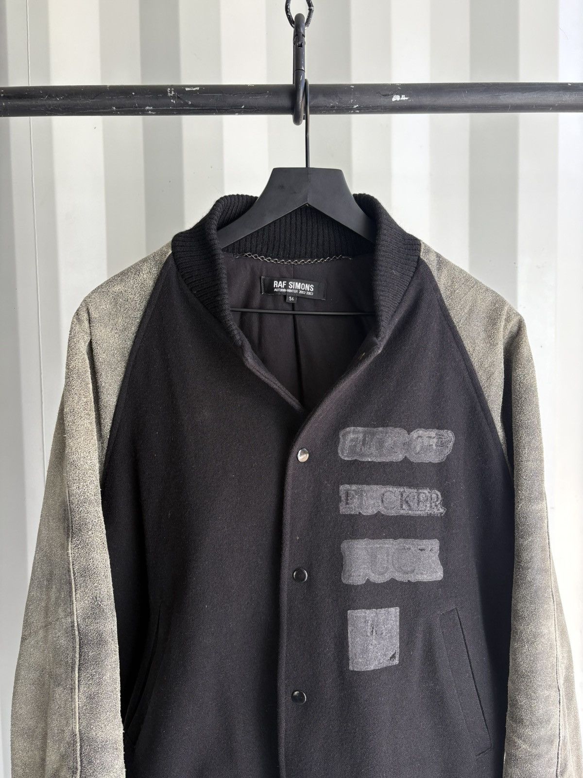 Raf Simons Raf Simons AW2002-2003 “Virginia Creeper” Varsity Jacket Size US XL / EU 56 / 4 - 2 Thumbnail