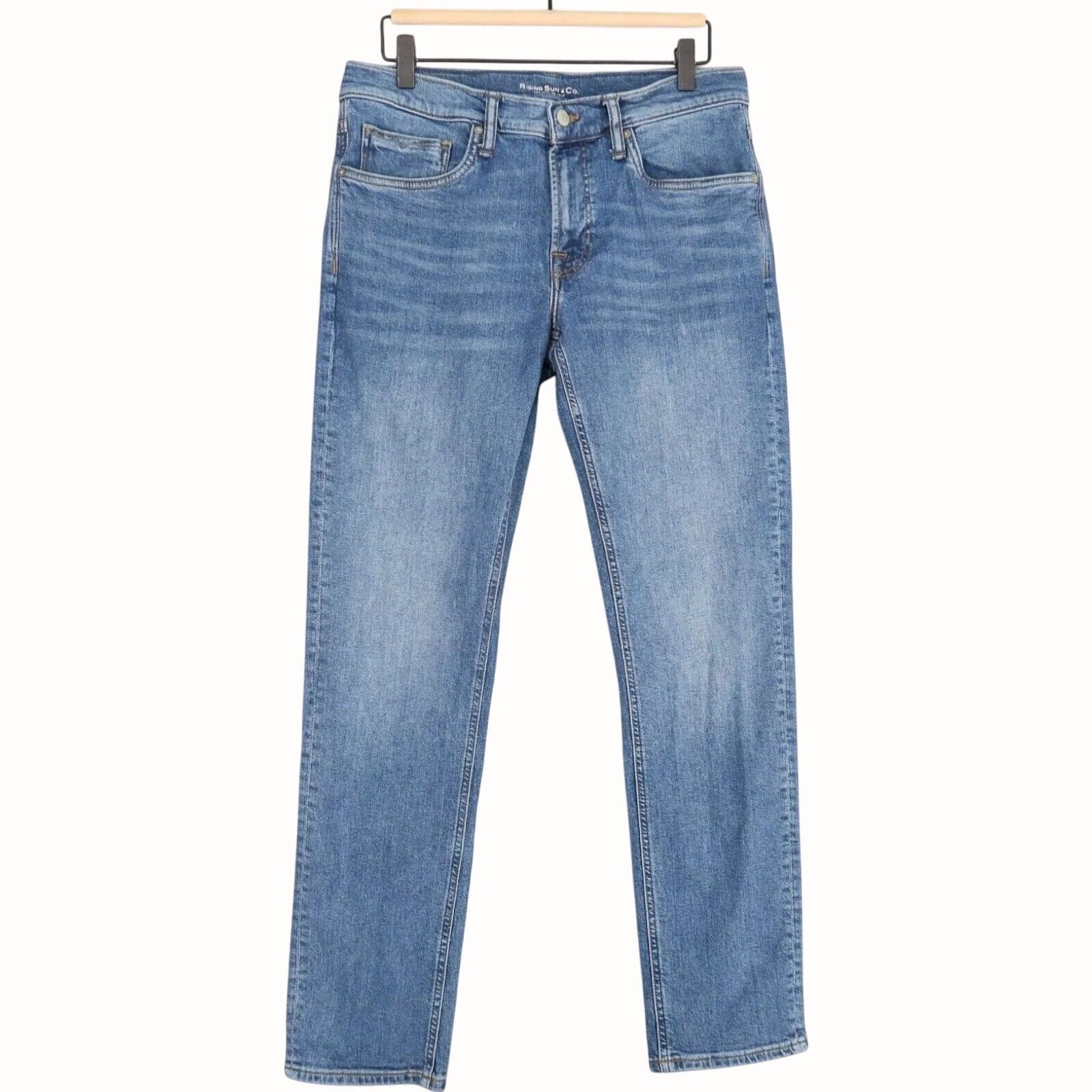 Rising Sun & Co. Rising Sun & Co Mens Repreve Slim Fit RCore Jeans 29x34 Size US 29 - 1 Thumbnail