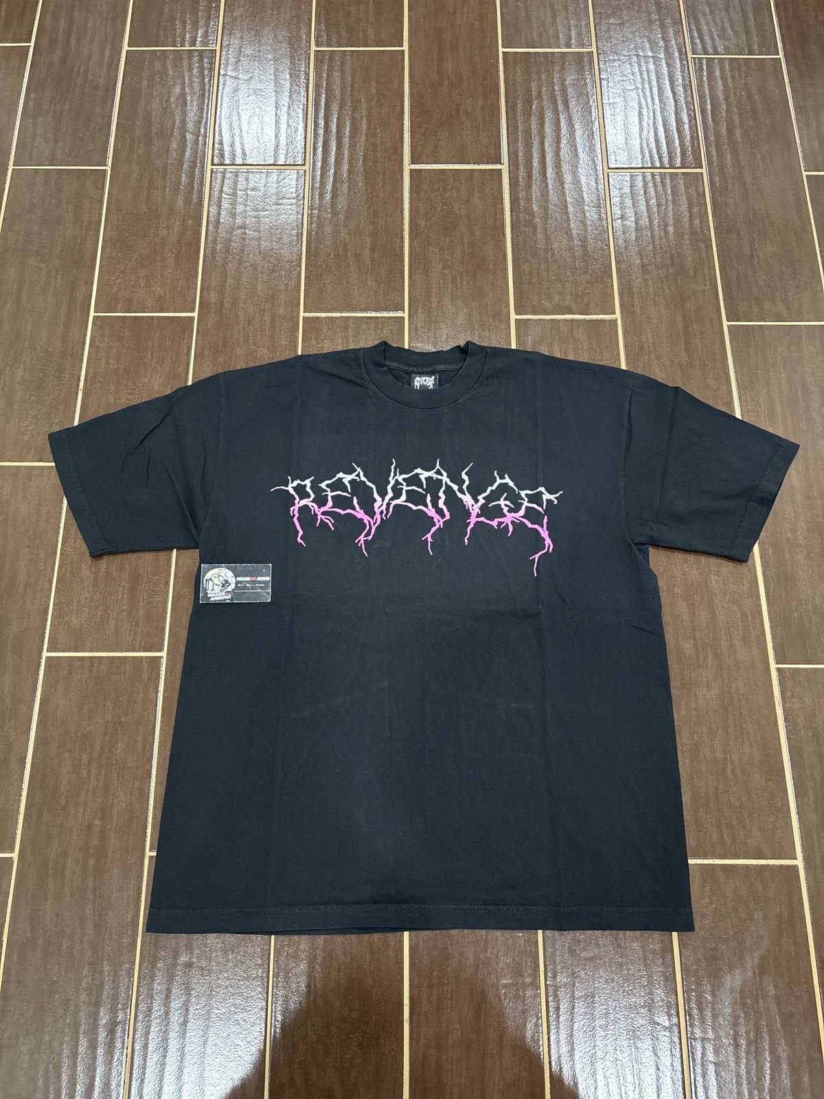 Revenge BRAND NEW Revenge Pink Gradient Lightning Tee Size XL Size US XL / EU 56 / 4 - 3 Thumbnail