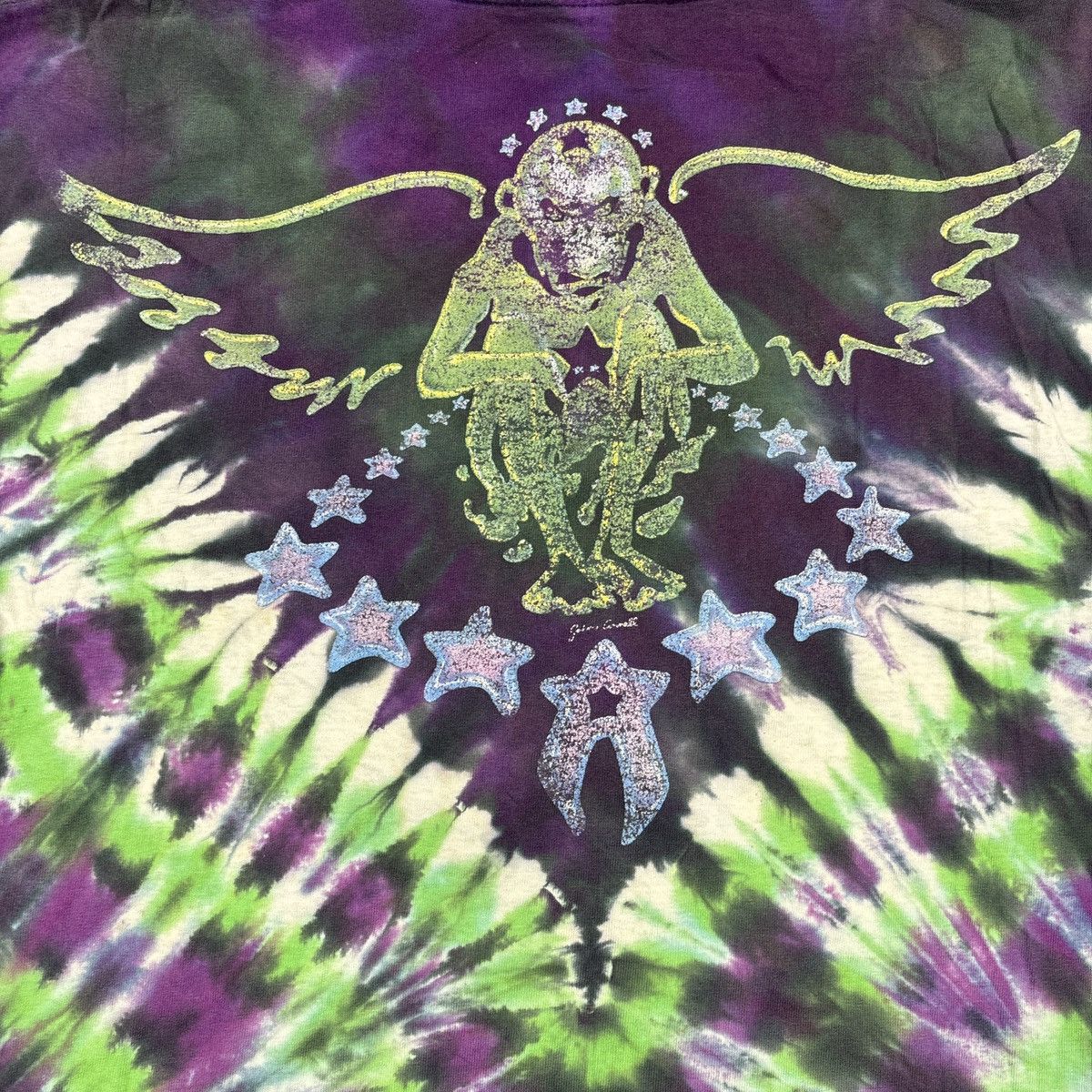 Aerosmith 90s Aerosmith Pump Tour Rock Grunge Single Stitch Tie Dye Size US L / EU 52-54 / 3 - 7 Thumbnail