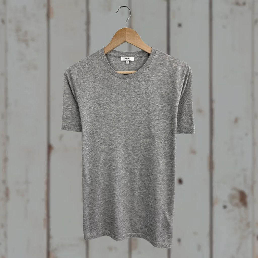 Reiss Reiss Luxury T-Shirt Retro Hype Y2K Gray M Mens Shirt Size US M / EU 48-50 / 2 - 1 Thumbnail