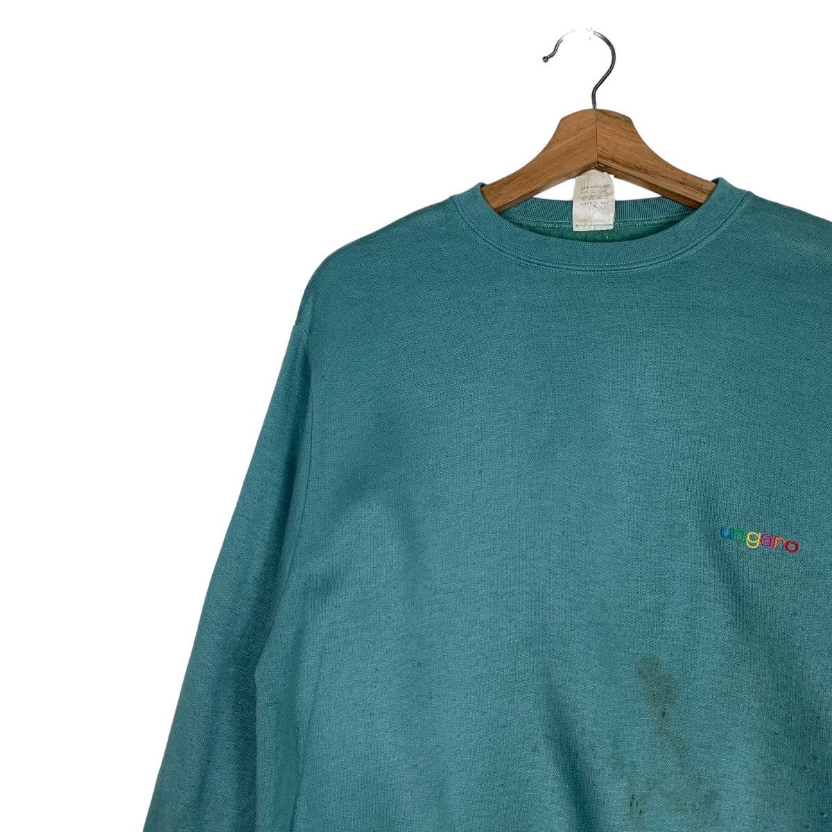 Ungaro Paris UNGARO PARIS Embroidery Small Logo Sweatshirt #0492-C23 Size US S / EU 44-46 / 1 - 6 Thumbnail