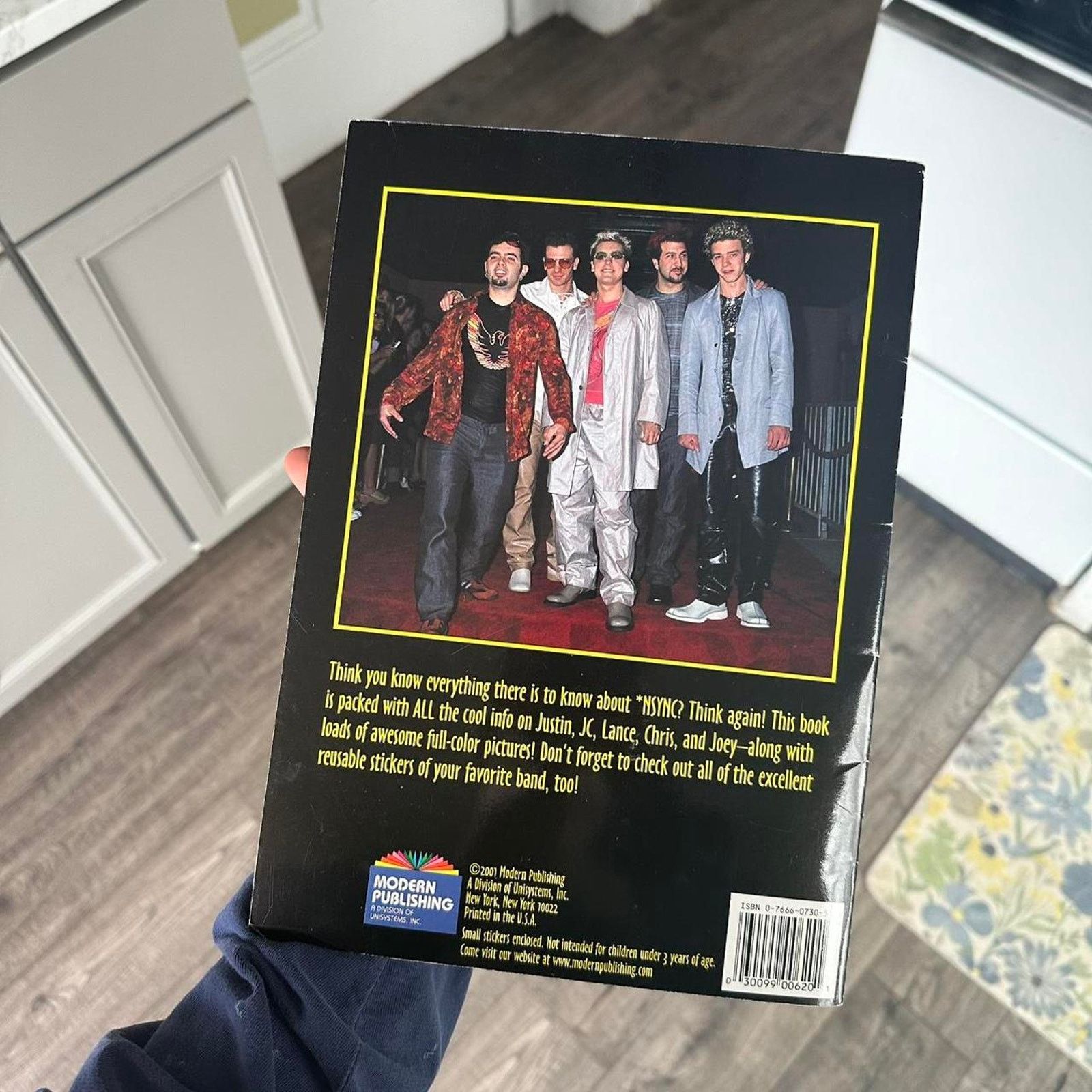 Band Tees × Vintage Vintage 2001 Y2K *NSYNC Collectible Sticker Book Magazine Size ONE SIZE - 6 Thumbnail