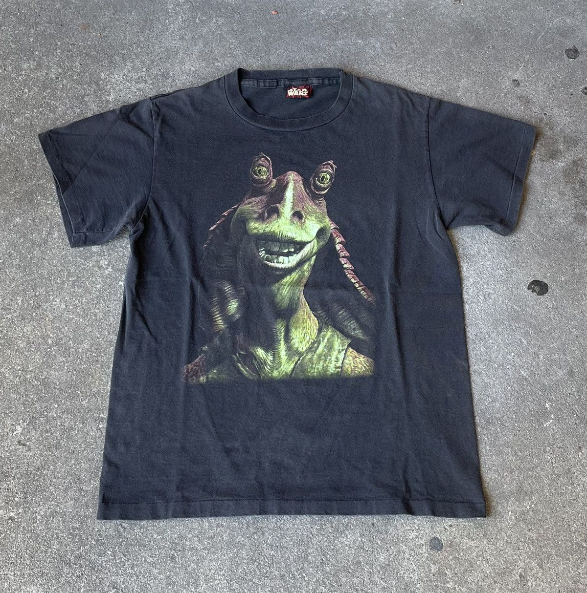 Star Wars Vintage 90s 1999 Jar Jar Binks Phantom Menace T-shirt Size US M / EU 48-50 / 2 - 1 Thumbnail
