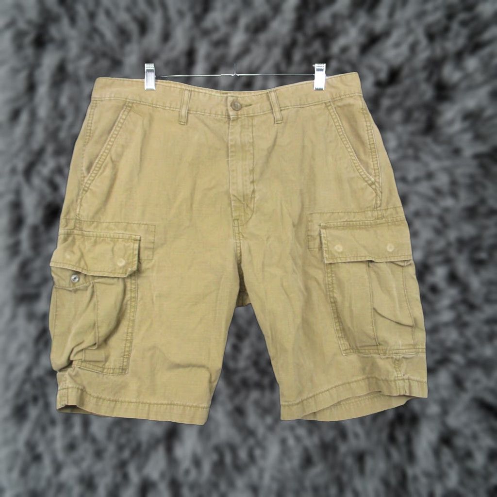 Levi's Levi’s Cargo Short Mens Size 34 Color Brown Casual Outdoors Comfy Size US 34 / EU 50 - 1 Thumbnail