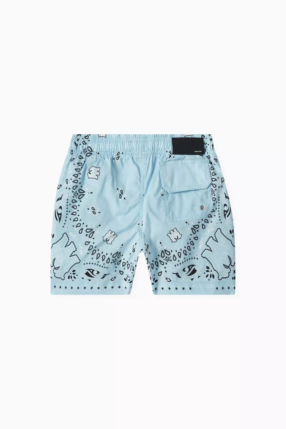Amiri o1s1wg110425 KIDS Bandana Print Swim Shorts in Multicolor Size US 26 / EU 42 - 2 Thumbnail