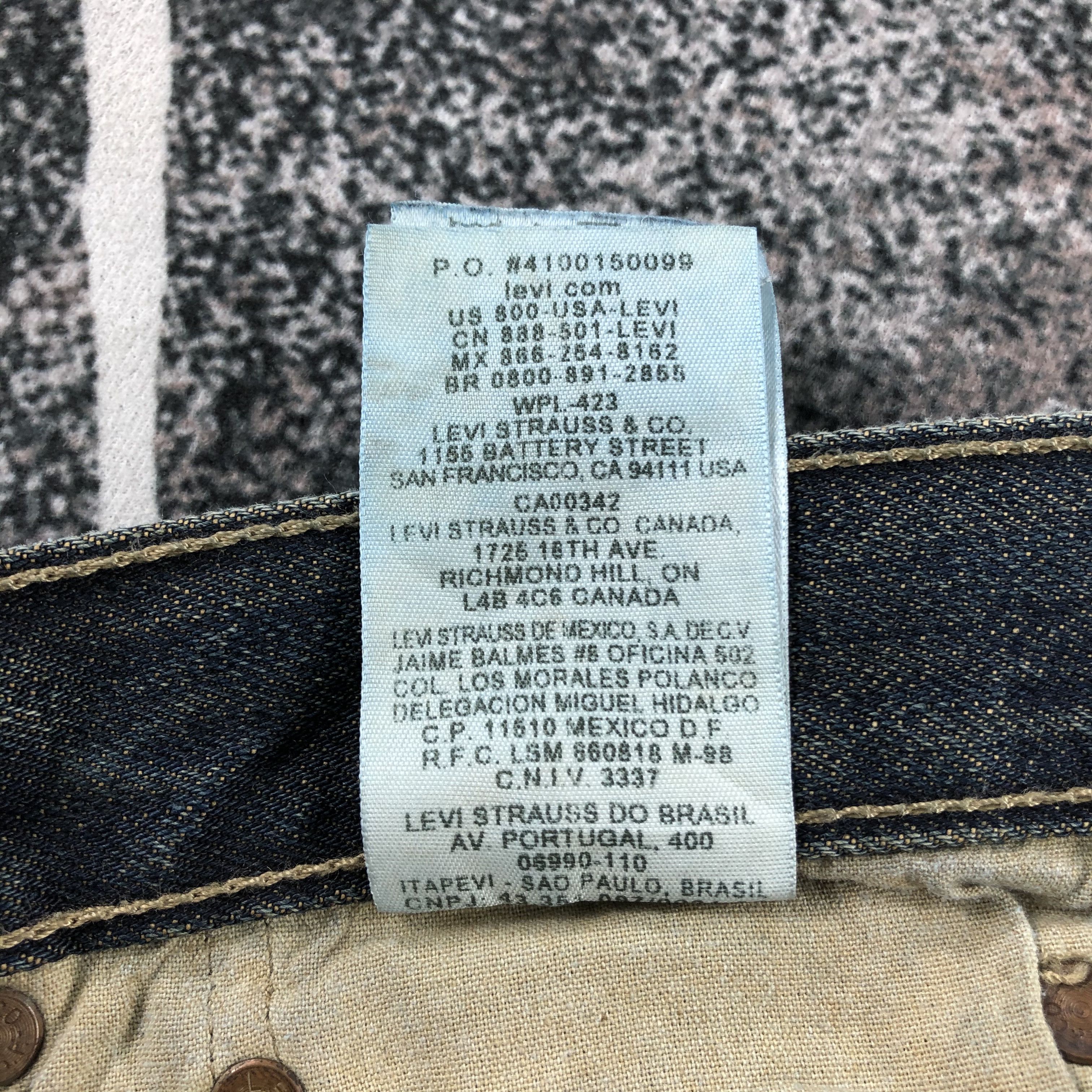 Levi's Vintage Levis 501 Jeans Rusty Blue Denim KJ723 Size US 31 - 15 Thumbnail
