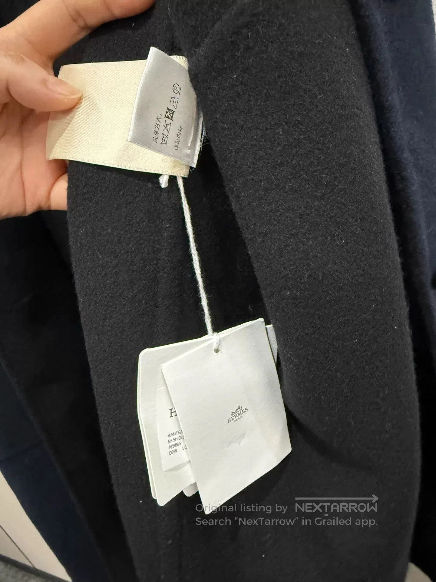 Hermes black cashmere coat from hermes brand. Size US M / EU 48-50 / 2 - 5 Thumbnail