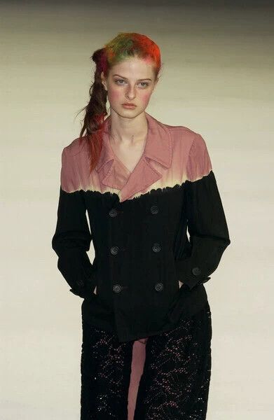 Yohji Yamamoto YohjiYamamoto 03AW Discharge Print Jacket Earth Yellow Size L / US 10 / IT 46 - 1 Thumbnail