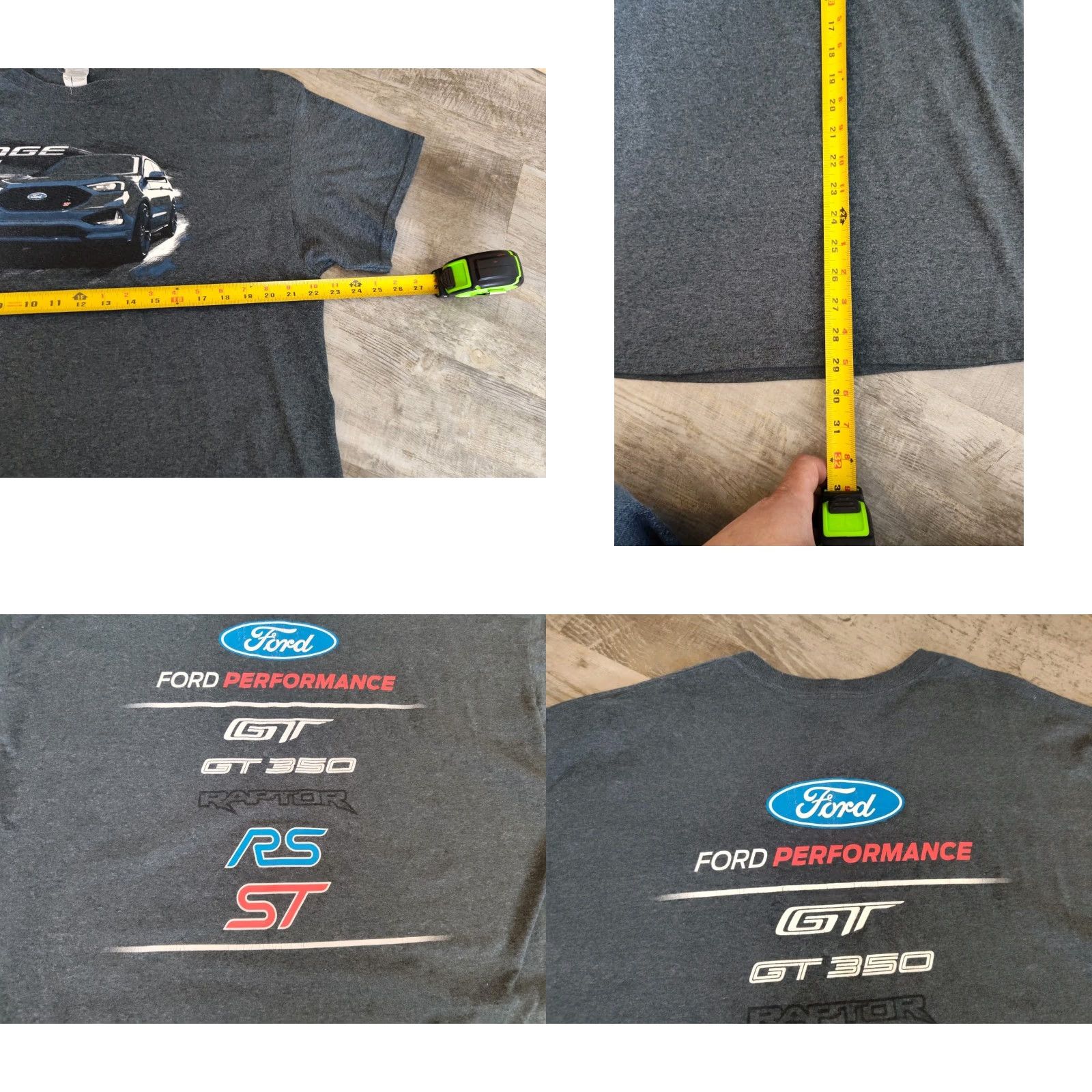 Gildan VINTAGE Ford Edge ST T-Shirt Men XL Gray Double-Sided Graphic Print Cars Transportation 2010s Size US XL / EU 56 / 4 - 8 Thumbnail