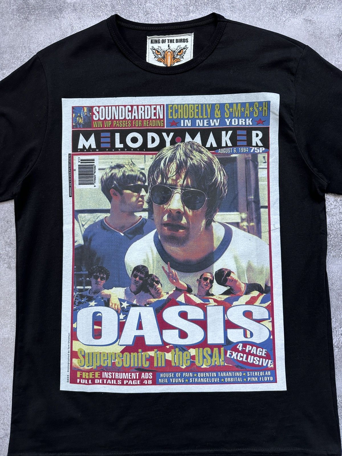 Band Tees Oasis Melody Maker 1994 T-Shirt Men’s Cotton Size M Size US M / EU 48-50 / 2 - 2 Thumbnail