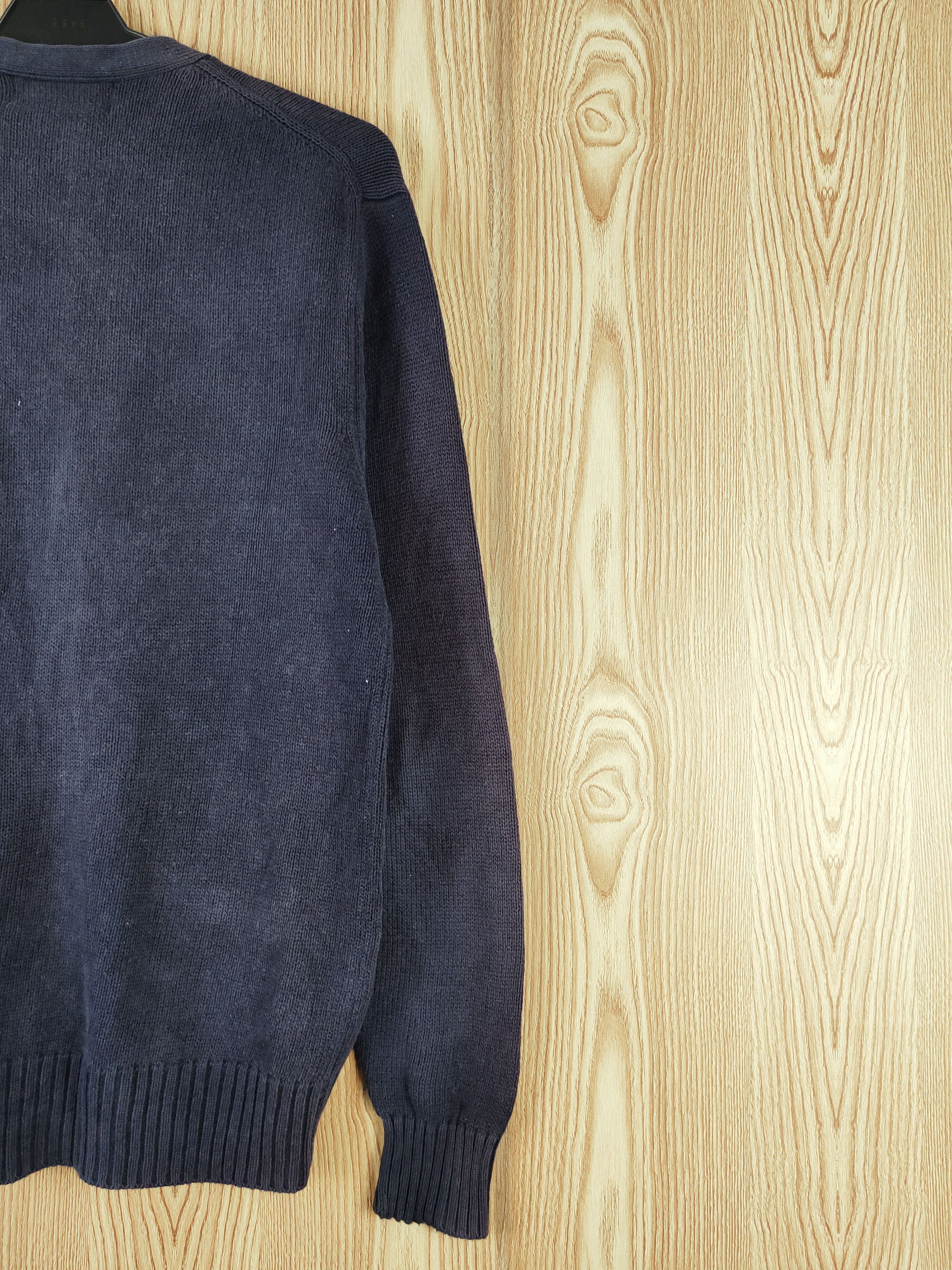 Homespun Knitwear × Vintage COOL💥Knights of Round Tables Navy Faded Knitwear Cardigan Size US M / EU 48-50 / 2 - 10 Thumbnail