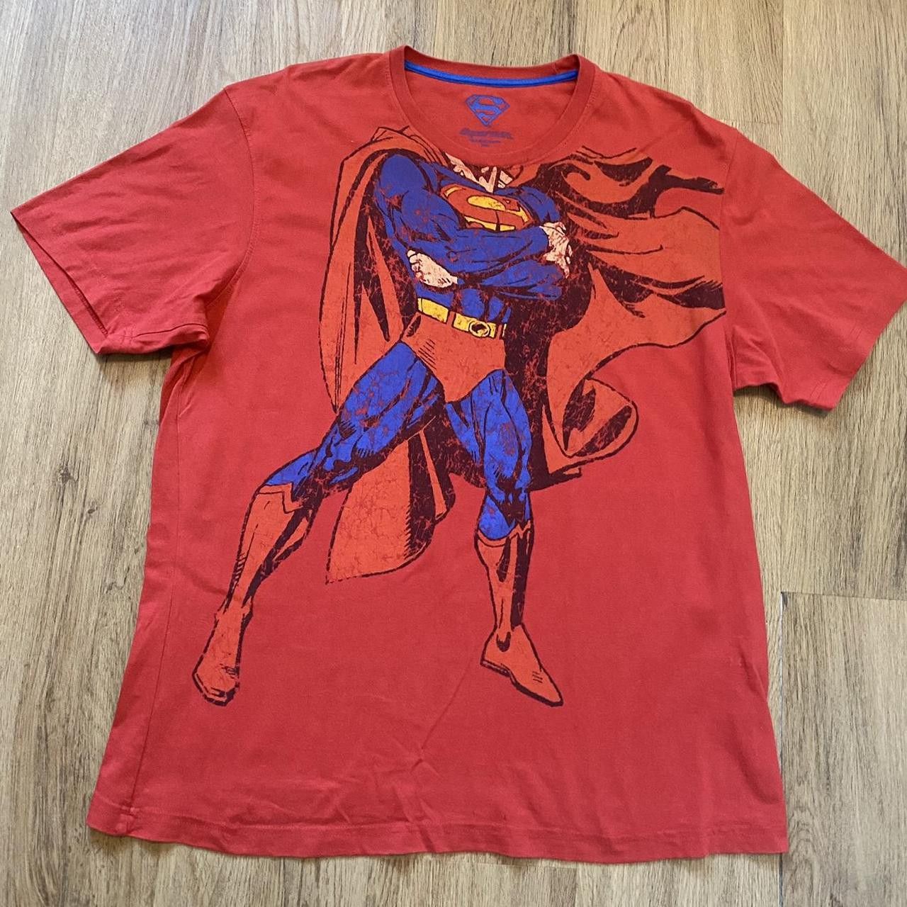 DC Comics Red Superman cotton t-shirt #superman Size US XL / EU 56 / 4 - 1 Thumbnail