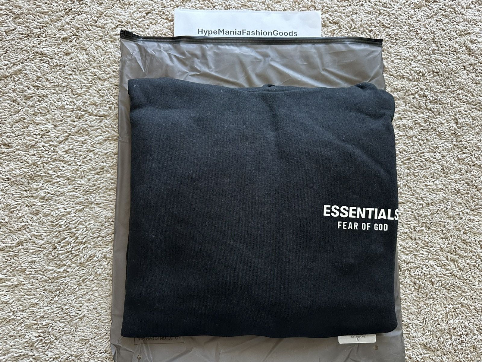 Essentials Fear of God Essentials Fleece Hoodie Black Size US M / EU 48-50 / 2 - 1 Thumbnail