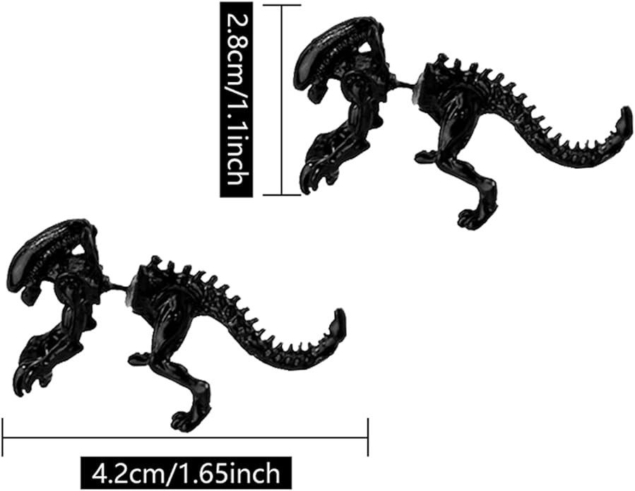 Other Dinosaur skull stud earring Size ONE SIZE - 2 Thumbnail