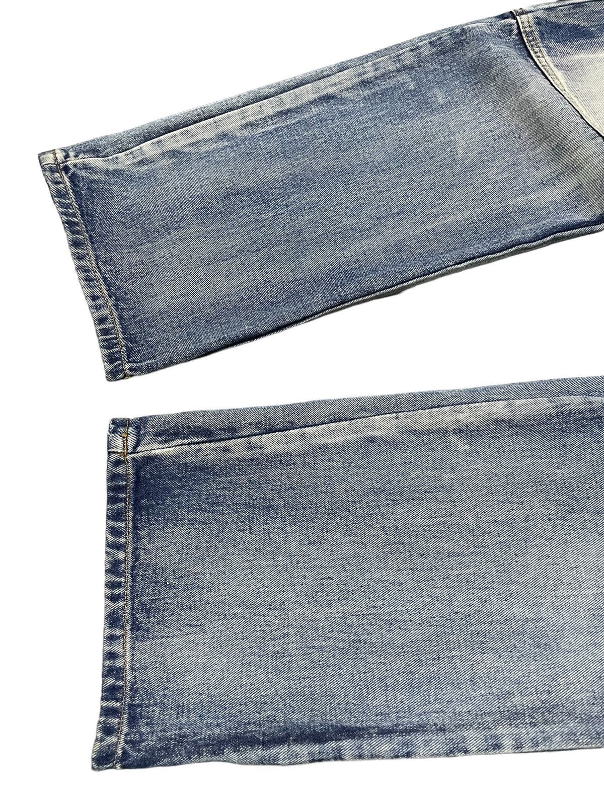 Hysteric Glamour × Japanese Brand Guwawa Japan Enzyme Wash Loose Baggy Kevlar Jeans Size US 29 - 8 Thumbnail