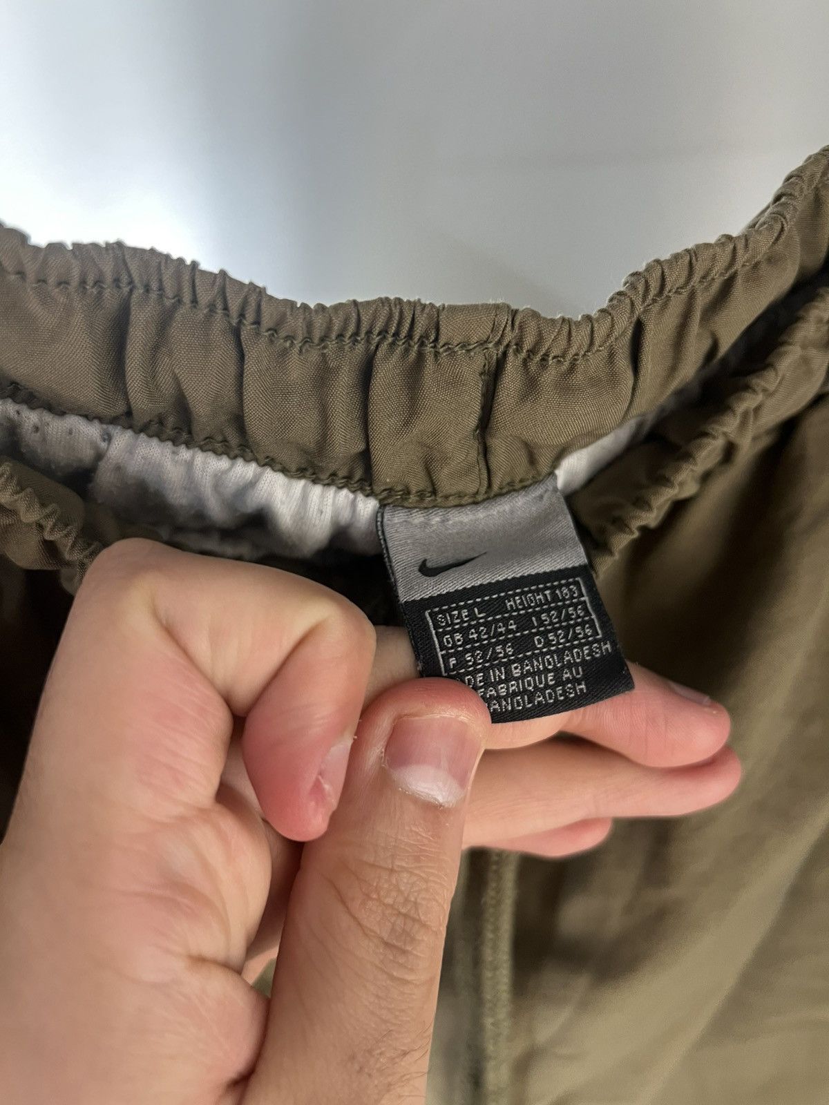 Nike × Vintage VERY RARE NIKE SWEATPANTS RETRO JAPAN STYLE DRILL Y2K 90s Size US 34 / EU 50 - 4 Thumbnail