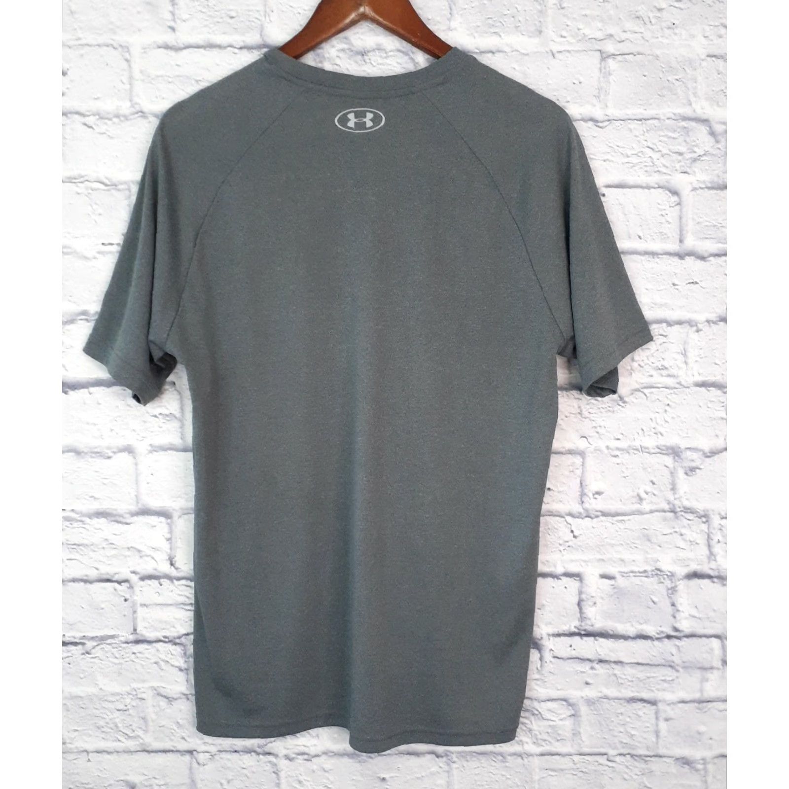 Under Armour Under Armour HeatGear Shirt Mens Large Short Sleeve Activewear T-Shirt Gray Regular Size US L / EU 52-54 / 3 - 3 Thumbnail