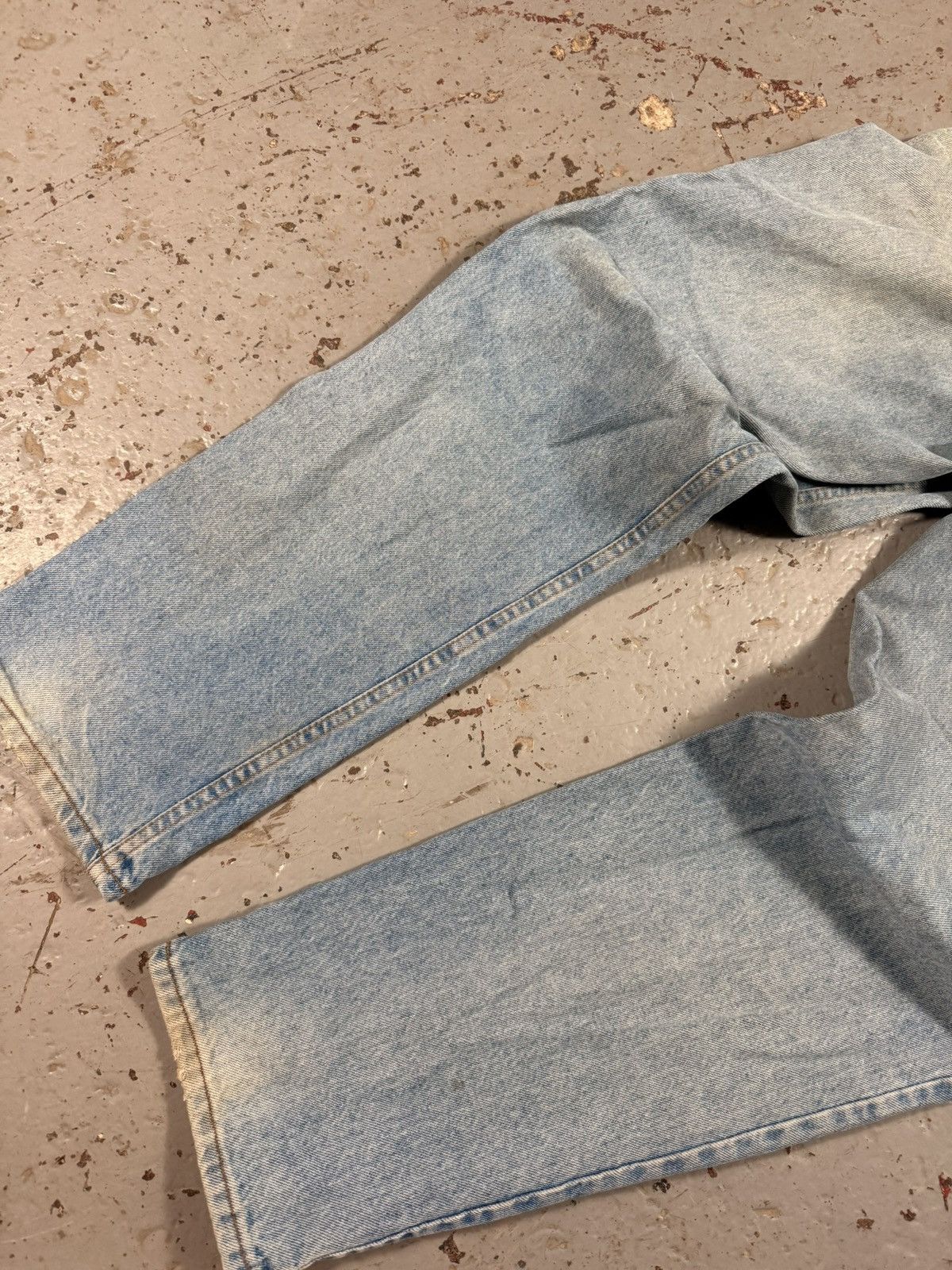 Vintage Vintage Orange Tag Straight Levi Denim Jeans Size US 34 / EU 50 - 2 Thumbnail