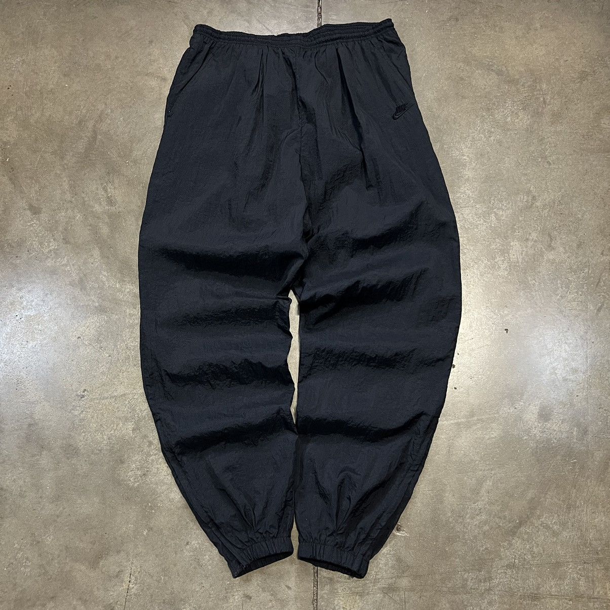 Nike × Vintage Vintage 90s Nike Windbreaker Jogger Sweatpants Mini Swoosh Size US 32 / EU 48 - 1 Thumbnail