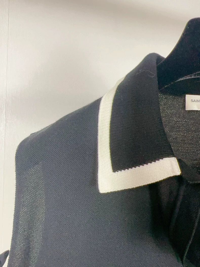 Saint Laurent Paris SLP YSL Embroidered Sleeveless Polo Shirt-2507 Size US S / EU 44-46 / 1 - 4 Thumbnail