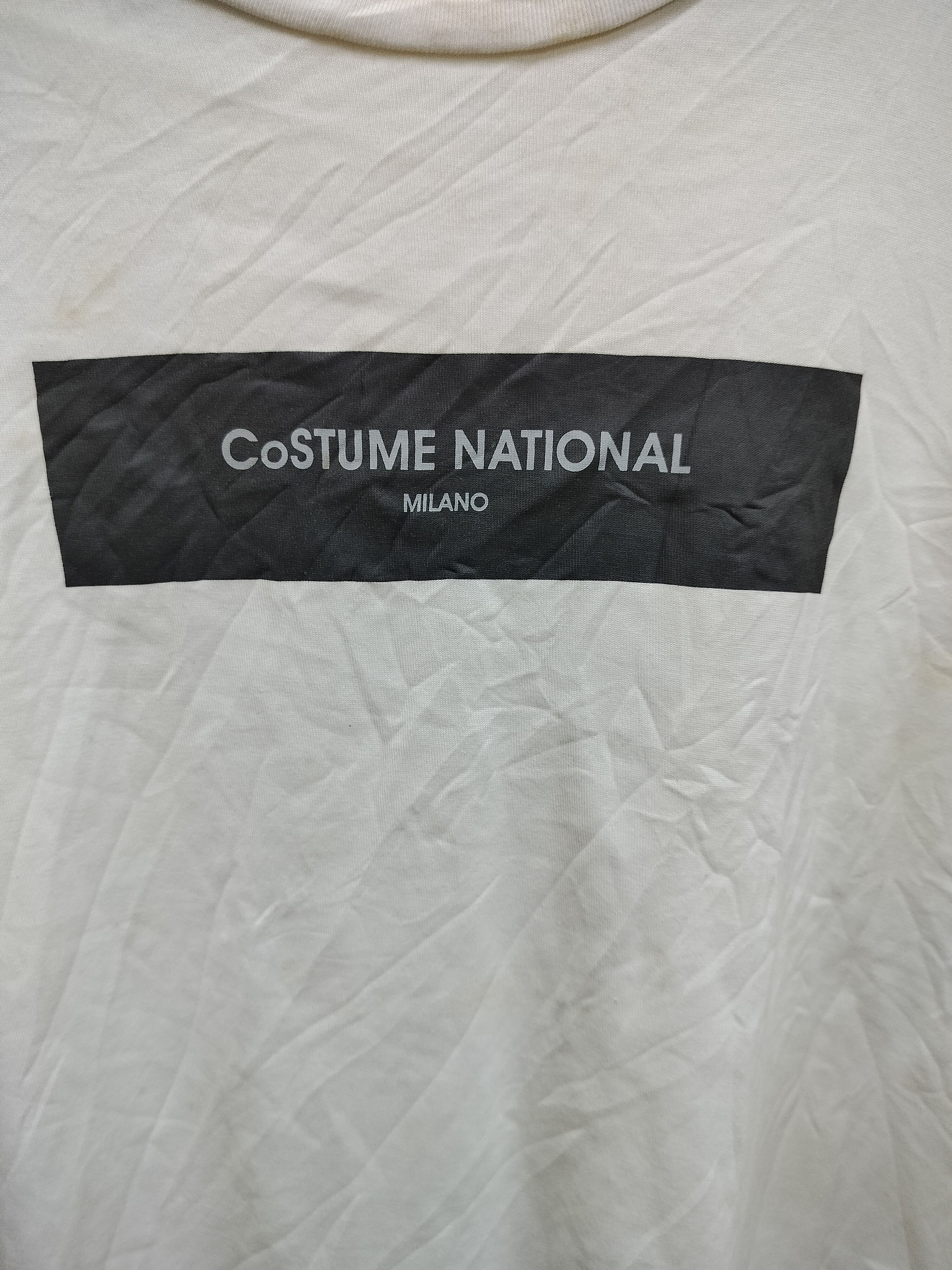 Costume National Costume National Milano Box Logo tee Size US L / EU 52-54 / 3 - 2 Thumbnail