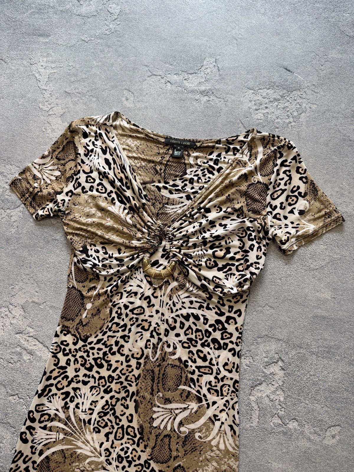 Roberto Cavalli Roberto Cavalli Dress Leopard Women Size M Size M / US 6-8 / IT 42-44 - 2 Thumbnail