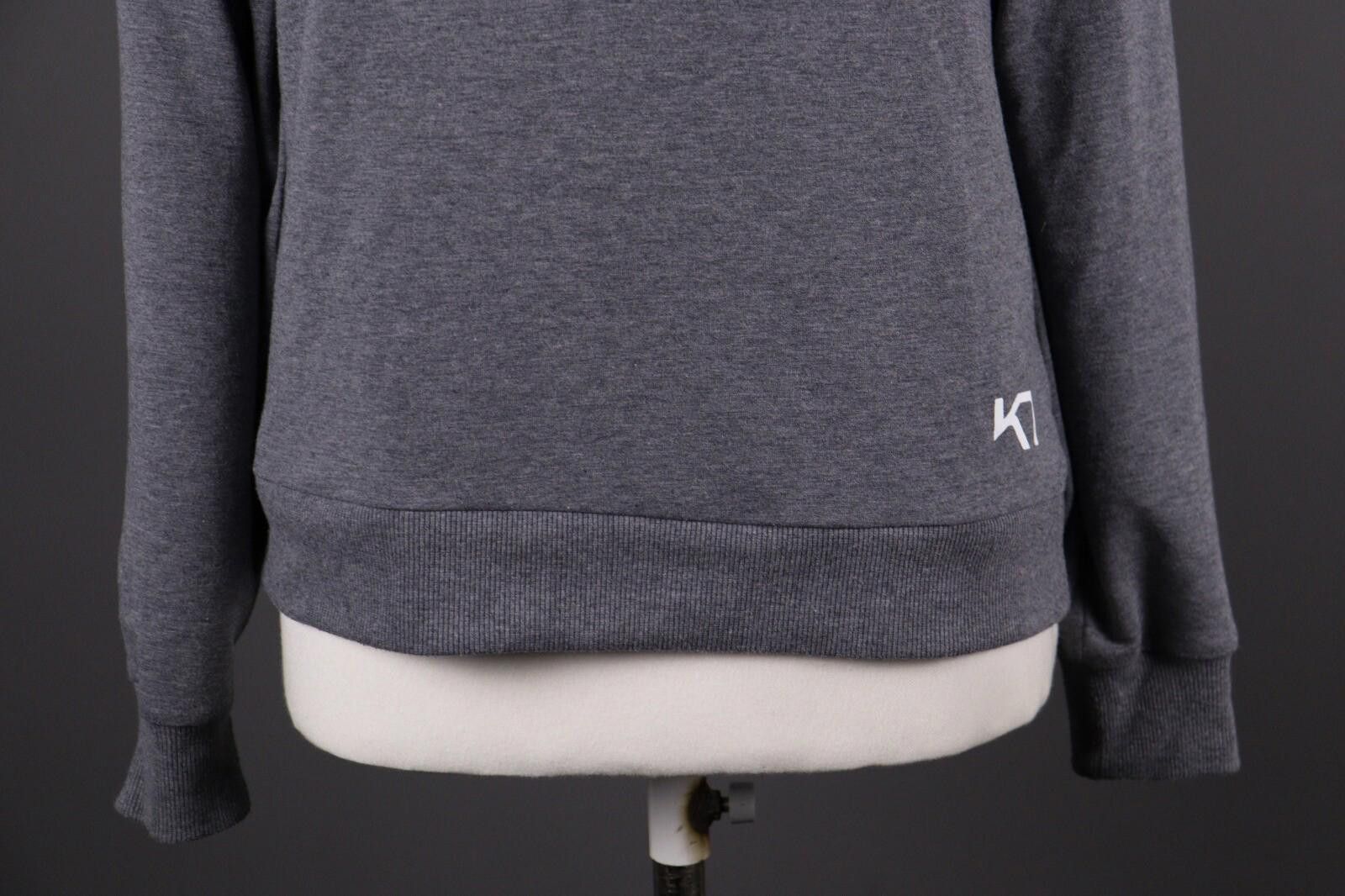 Designer Kari Traa Gray Long Sleeve Cotton Sweater Size L Size L / US 10 / IT 46 - 4 Thumbnail