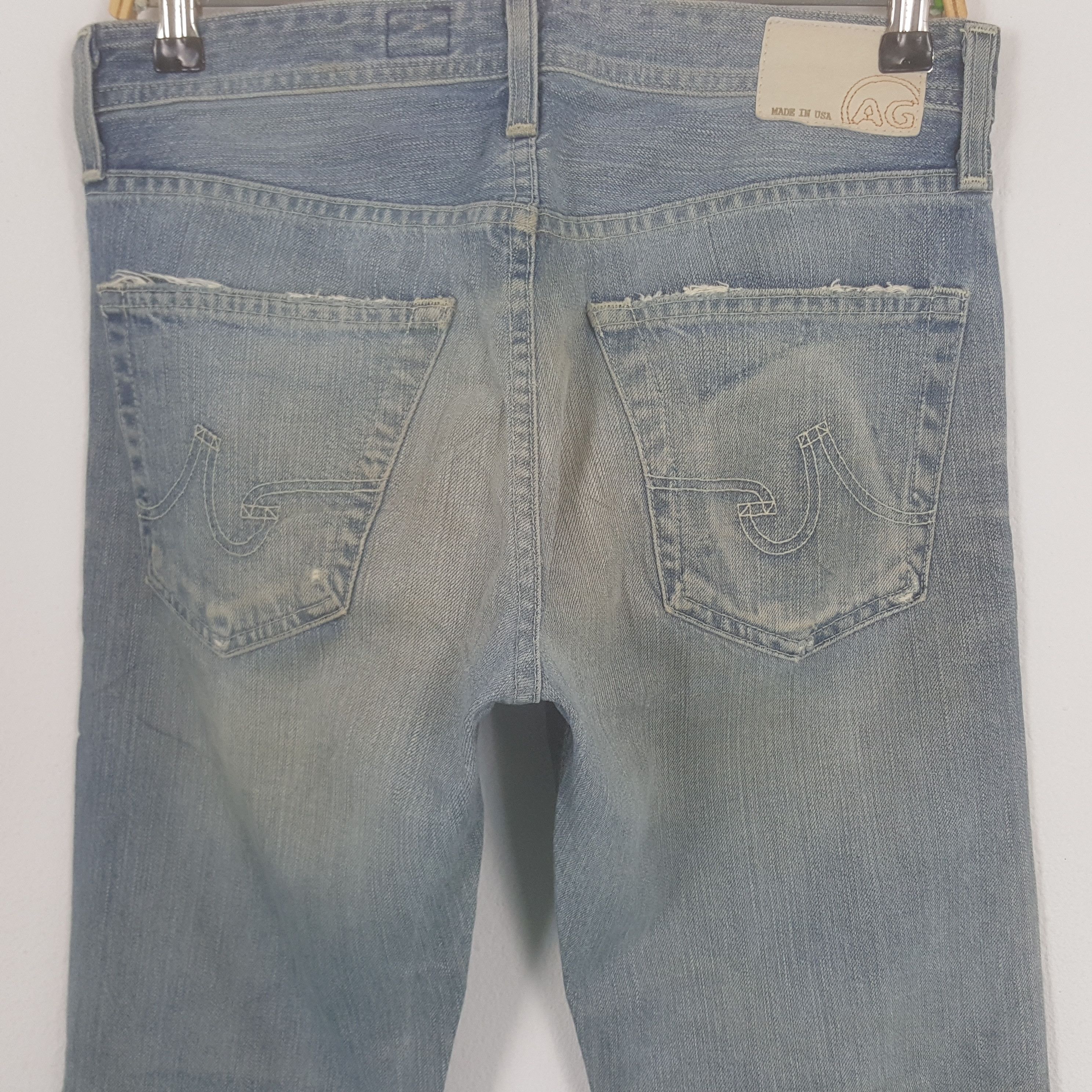 AG Adriano Goldschmied × Vintage Vintage Adriano Goldschmied Distressed Style Denim Jeans Size US 30 / EU 46 - 5 Thumbnail