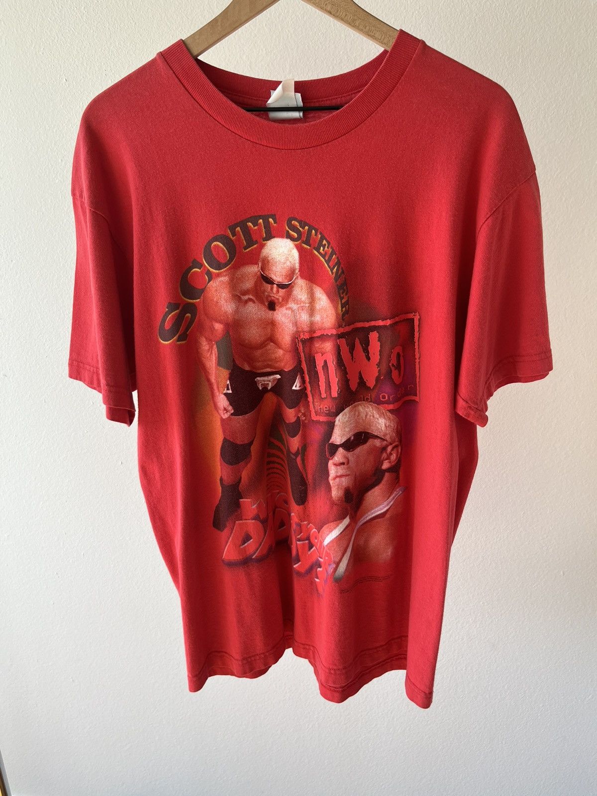 Vintage × WWE Scott Steiner "Who's Your Daddy?" 1999 WCW/WWE/NWO Tee Size US XL / EU 56 / 4 - 2 Thumbnail
