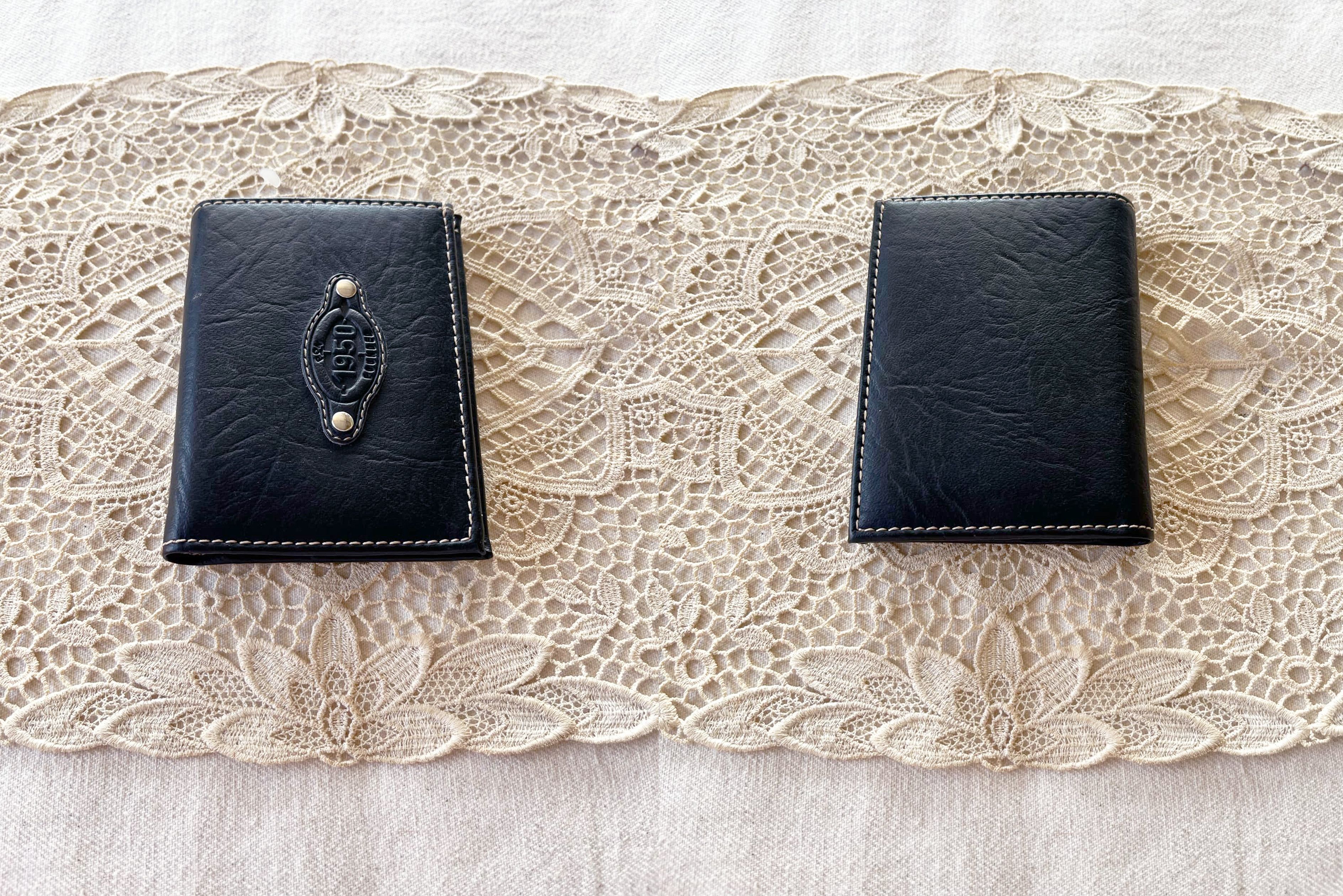 Vintage Deadstock Don 1950 FOUNDED faux Leather Bifold Men's wallet Size ONE SIZE - 6 Thumbnail